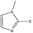 1-Methyl-1H-imidazole-2-thiolate Struktur