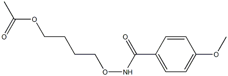 N-Acetoxy-N-butoxy-4-methoxybenzamide Struktur