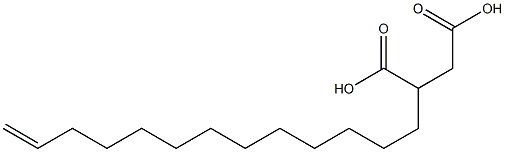 2-(12-Tridecenyl)succinic acid Struktur