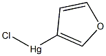 Chloro 3-furylmercury(II) Struktur