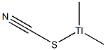 Thiocyanatodimethylthallium(III) Struktur