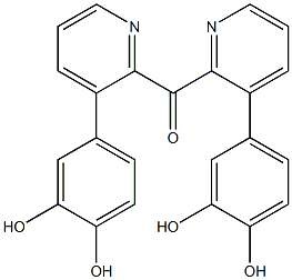 3,4-Dihydroxyphenyl(2-pyridinyl) ketone Struktur