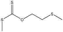 Dithiocarbonic acid O-[2-(methylthio)ethyl]S-methyl ester Struktur