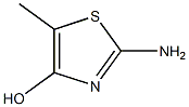 2-Amino-5-methylthiazol-4-ol Struktur