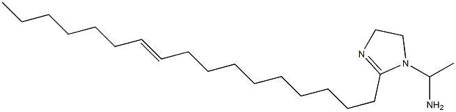 1-(1-Aminoethyl)-2-(10-heptadecenyl)-2-imidazoline Struktur