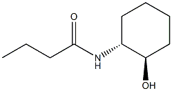 (1R,2R)-2-(Butyrylamino)cyclohexanol Struktur