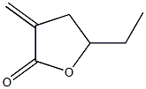 5-Ethyl-3-methylene-4,5-dihydrofuran-2(3H)-one Struktur