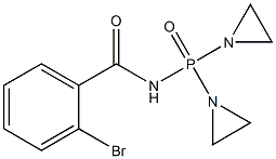 N-[Bis(1-aziridinyl)phosphinyl]-o-bromobenzamide Struktur