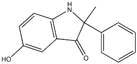 5-Hydroxy-2-methyl-2-phenyl-indolin-3-one Struktur