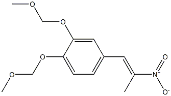 1,2-Bis(methoxymethoxy)-4-[(E)-2-nitro-1-propenyl]benzene Structure