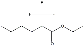 2-Trifluoromethylhexanoic acid ethyl ester Struktur