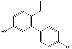 6-Ethyl-1,1'-biphenyl-3,4'-diol Struktur