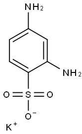 2,4-Diaminobenzenesulfonic acid potassium salt Struktur