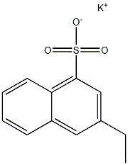 3-Ethyl-1-naphthalenesulfonic acid potassium salt Struktur