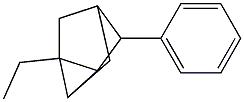 2-Ethyl-5-phenyltricyclo[2.2.1.02,6]heptane Struktur