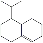 1,2,3,4,4a,5,6,7-Octahydro-4-isopropylnaphthalene Struktur