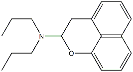 2,3-Dihydro-N,N-dipropylnaphtho[1,8-bc]pyran-2-amine Struktur