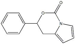 3,4-Dihydro-3-phenylpyrrolo[1,2-c][1,3]oxazin-1-one Struktur