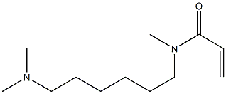 N-Acryloyl-N-methyl-N',N'-dimethylhexamethylenediamine Struktur