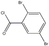 2,5-Dibromobenzoic acid chloride Struktur