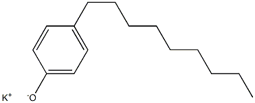 Potassium 4-nonylphenolate Struktur