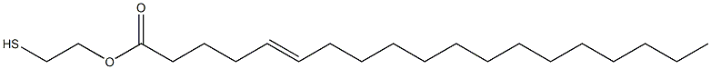 5-Nonadecenoic acid 2-mercaptoethyl ester Struktur