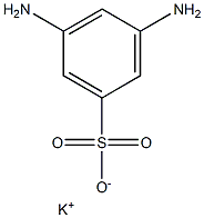 3,5-Diaminobenzenesulfonic acid potassium salt Struktur