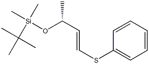 (R)-3-[[Dimethyl(1,1-dimethylethyl)silyl]oxy]-1-(phenylthio)-1-butene Struktur