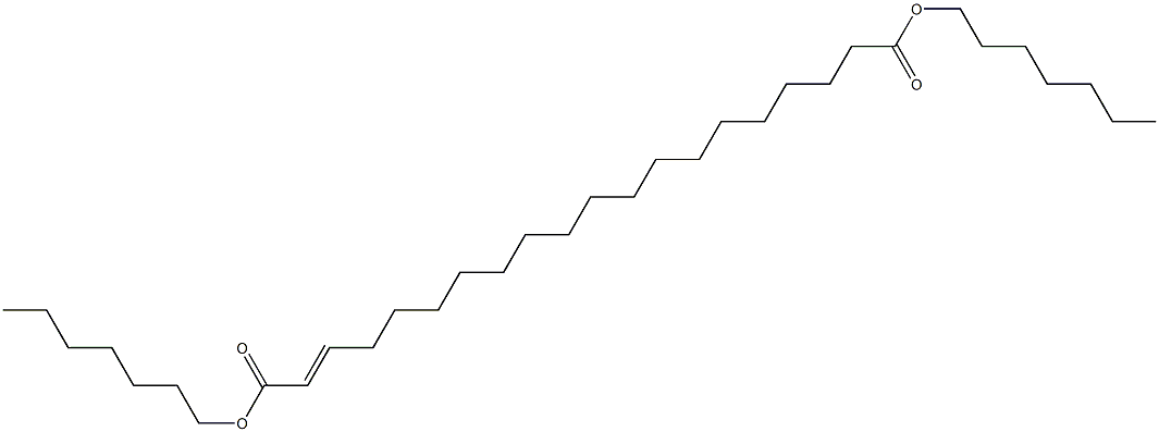 2-Icosenedioic acid diheptyl ester Struktur