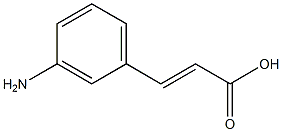 3-Amino-trans-cinnamic acid Struktur