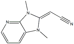 [(1,3-Dimethyl-2,3-dihydro-1H-imidazo[4,5-b]pyridin)-2-ylidene]acetonitrile Struktur