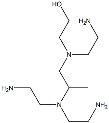 2-[N-(2-Aminoethyl)-N-[2-[bis(2-aminoethyl)amino]propyl]amino]ethanol Struktur