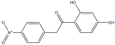 2,4-Dihydroxy-4'-nitrodeoxybenzoin Struktur