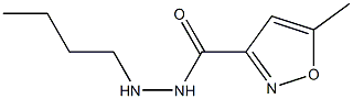 N'-Butyl-5-methyl-3-isoxazolecarbohydrazide Struktur