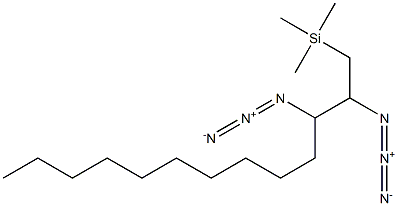 1-(Trimethylsilyl)tridecane-2,3-diyldiazide Struktur