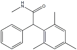 N-Methyl-2-phenyl-2-mesitylacetamide Struktur