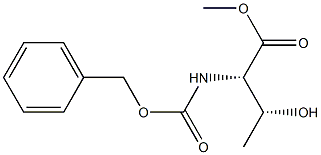 (2S,3R)-2-[(Benzyloxycarbonyl)amino]-3-hydroxybutanoic acid methyl ester Struktur