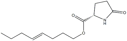 (S)-5-Oxopyrrolidine-2-carboxylic acid 4-octenyl ester Struktur