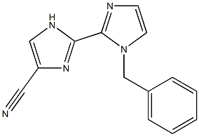 1'-Benzyl-2,2'-bi-1H-imidazole-4-carbonitrile Struktur