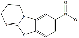 3,4-Dihydro-7-nitro-2H-pyrimido[2,1-b]benzothiazole Struktur