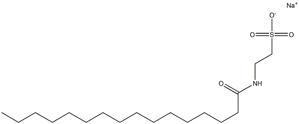 N-Palmitoyltaurine sodium salt Struktur