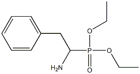 (1-Amino-2-phenylethyl)phosphonic acid diethyl ester Struktur