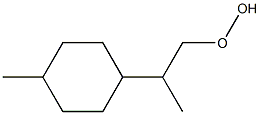 2-(4-Methylcyclohexyl)propyl hydroperoxide Struktur