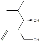 (2S,3S)-2-Ethenyl-4-methyl-1,3-pentanediol Struktur