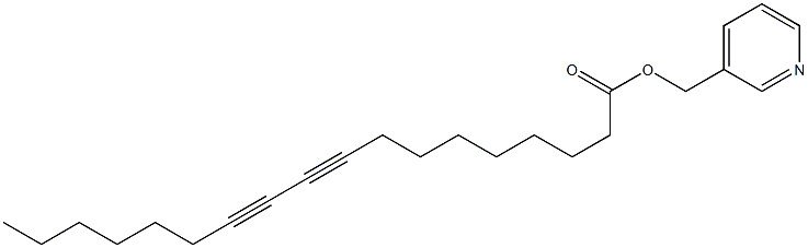 9,11-Octadecadiynoic acid (3-pyridyl)methyl ester Struktur