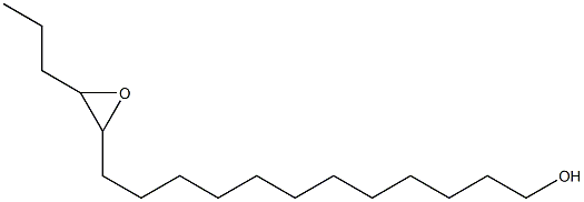 13,14-Epoxyheptadecan-1-ol Struktur