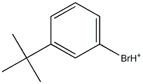 1-Bromo-3-tert-butylbenzenium Struktur