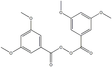 Bis(3,5-dimethoxybenzoyl) peroxide Struktur