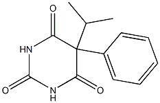 5-Isopropyl-5-phenylpyrimidine-2,4,6(1H,3H,5H)-trione Struktur