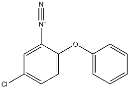 5-Chloro-2-phenoxybenzenediazonium Struktur